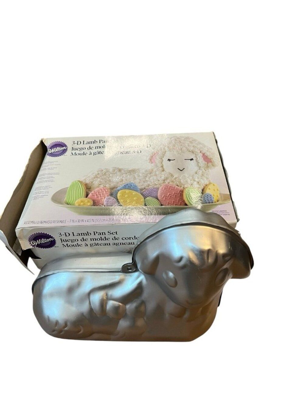 Wilton 3D Lamb Cake Pan Baking Mold Spring Lamb Sheep Easter Cake Decor Birthday